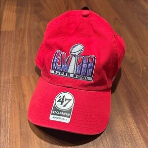 47 Brand Red Super Bowl LVIII Cap